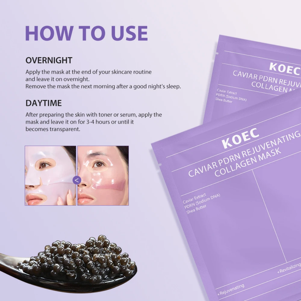 KOEC Caviar PDRN Rejuvenating Collagen Mask