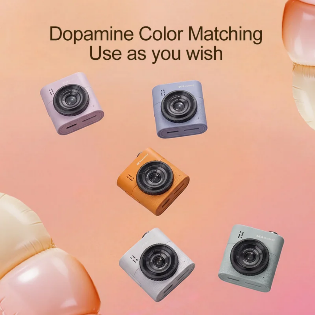 Retro Mini Digital Camera – 1080P HD Video, Compact Portable Travel Cam & Keychain Edition
