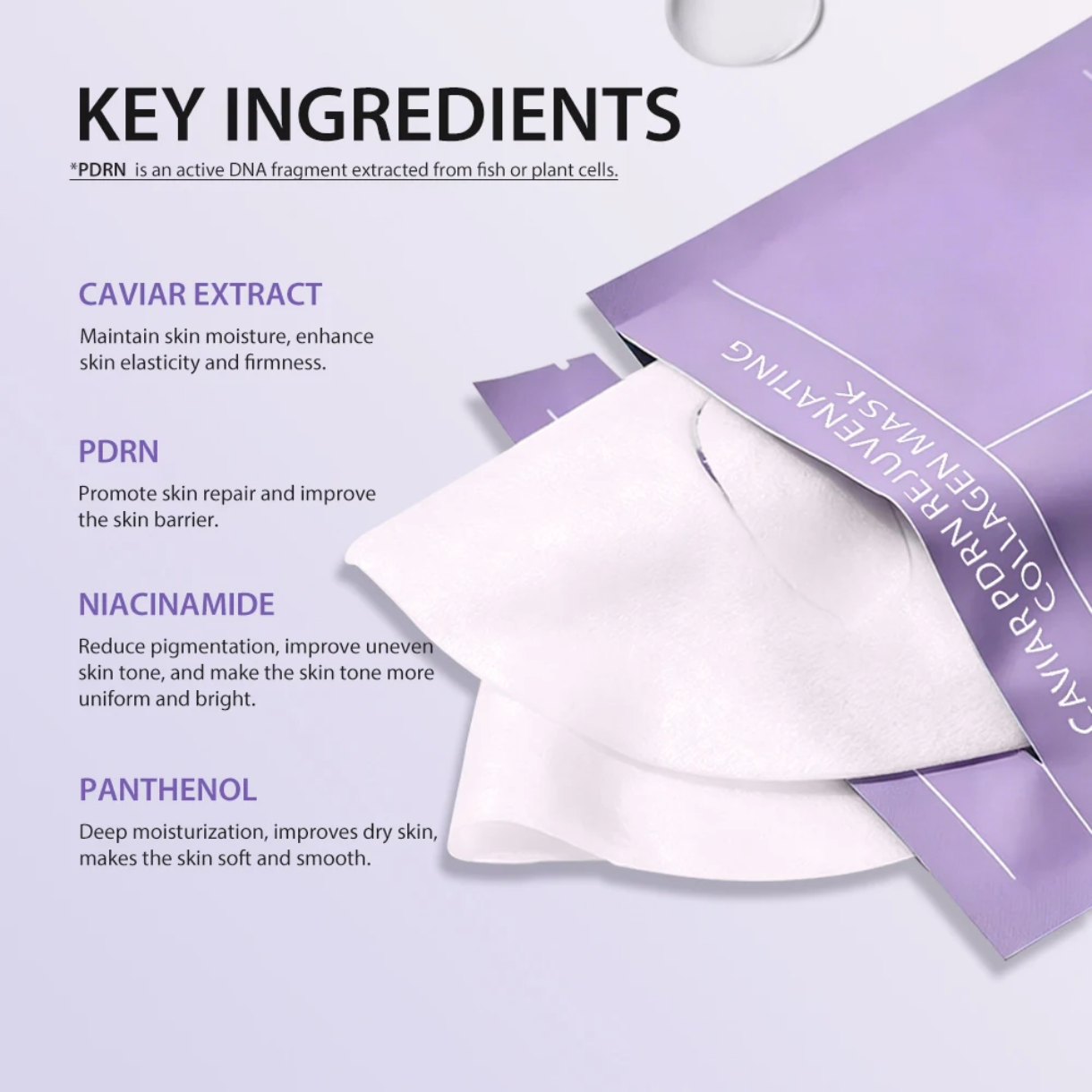 KOEC Caviar PDRN Rejuvenating Collagen Mask